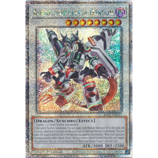Image for Borreload Savage Dragon (Quarter Century Secret Rare) (RA01-EN033) (RA01) - YuGiOh