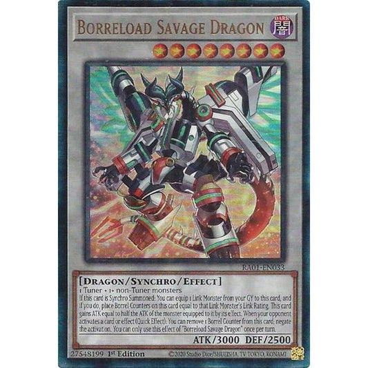 Image for Borreload Savage Dragon (PUR) (RA01-EN033) (RA01) - YuGiOh