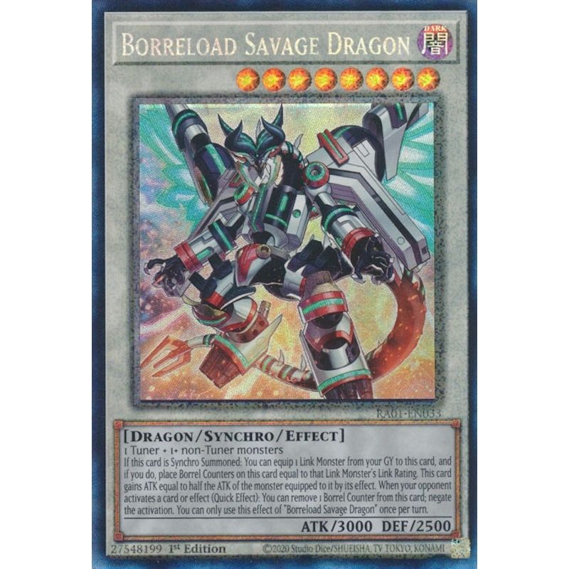 Image for Borreload Savage Dragon (PCR) (RA01-EN033) (RA01) - YuGiOh