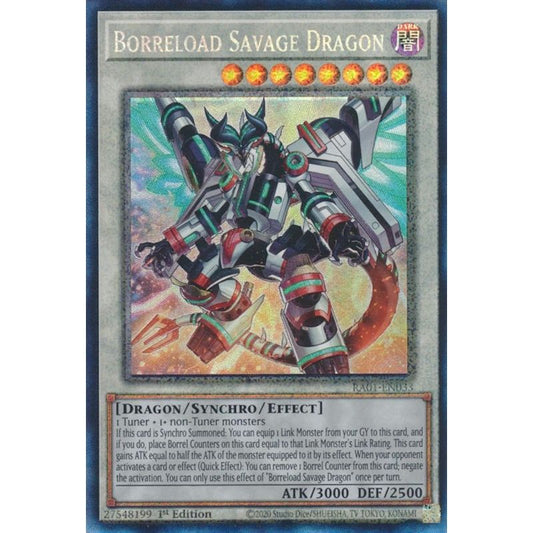 Image for Borreload Savage Dragon (PCR) (RA01-EN033) (RA01) - YuGiOh