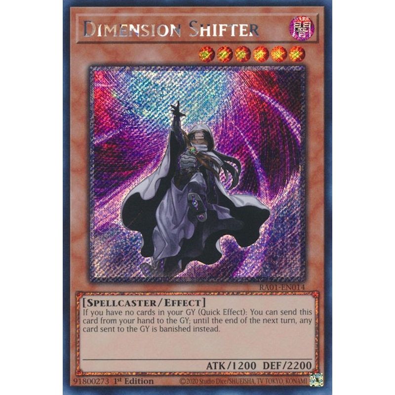 Image for Dimension Shifter (Platinum Secret Rare) (RA01-EN014) (RA01) - YuGiOh