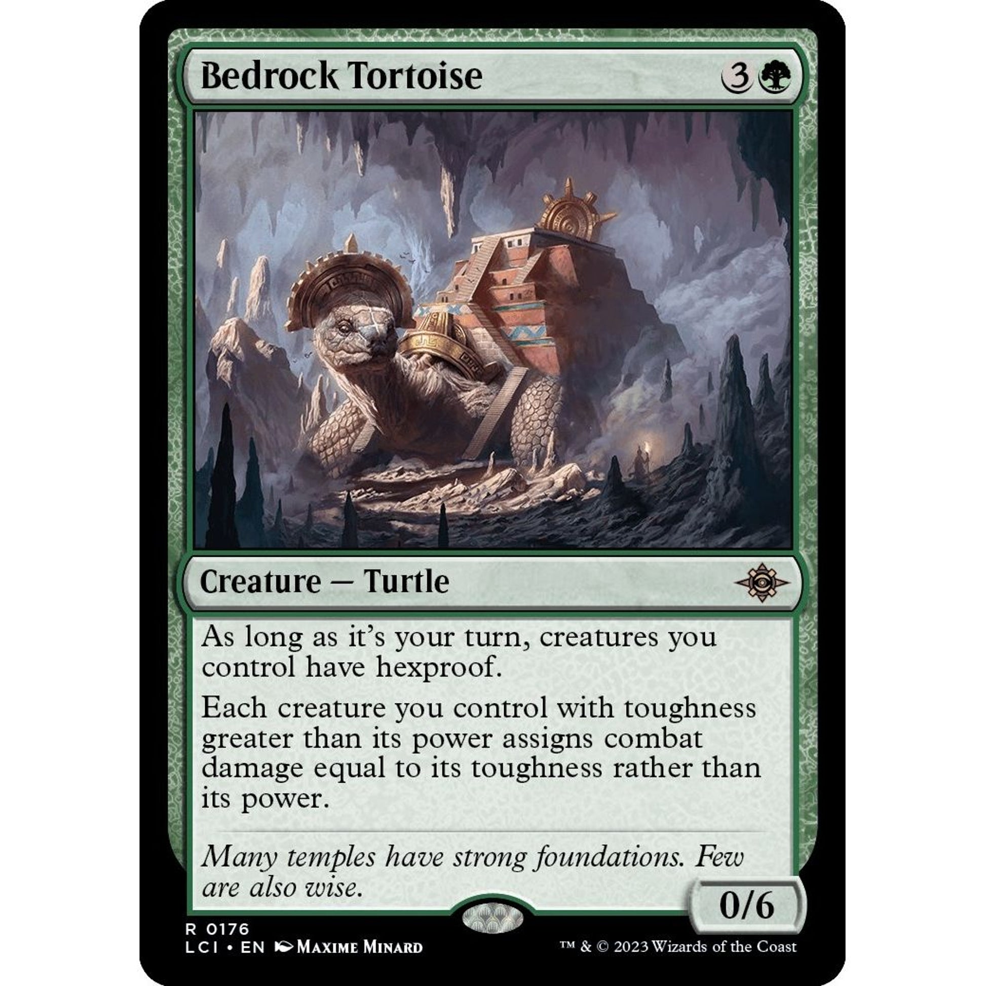 Image for Bedrock Tortoise (176) (LCI) - Magic: The Gathering