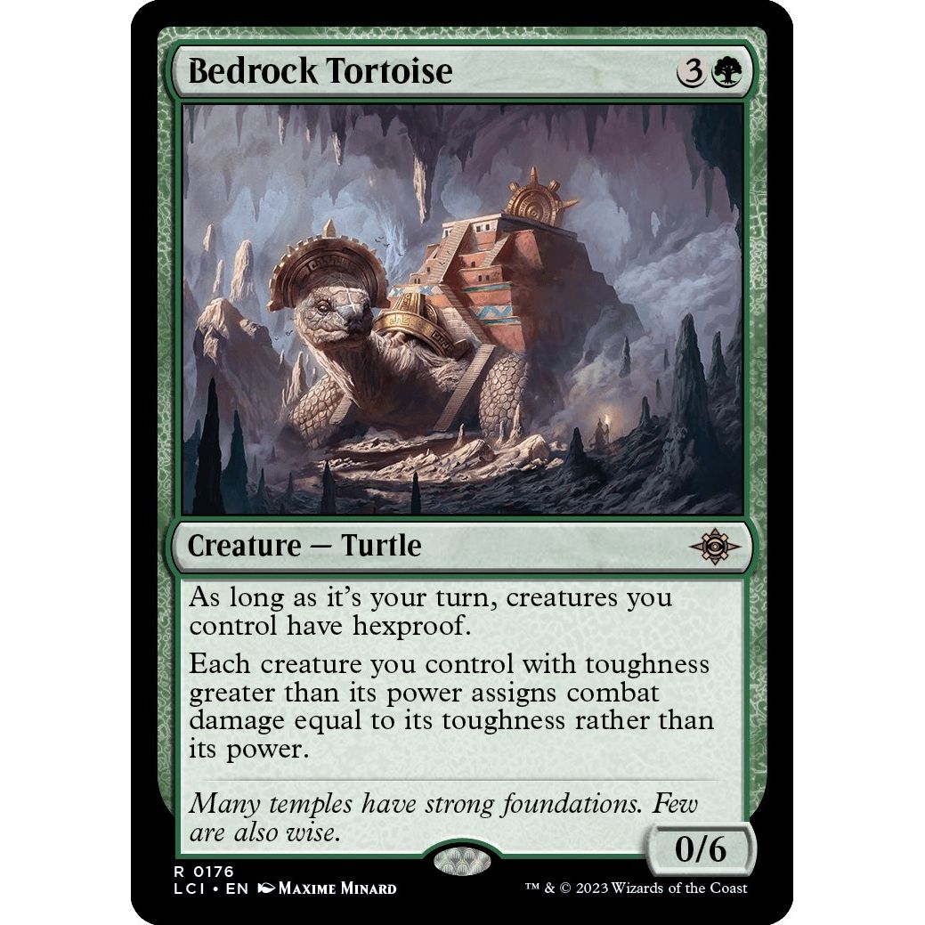 Image for Bedrock Tortoise (176) (LCI) - Magic: The Gathering