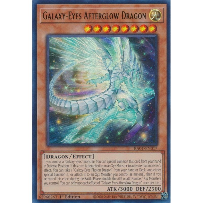 Image for Galaxy-Eyes Afterglow Dragon (UR) (RA01-EN017) (RA01) - YuGiOh