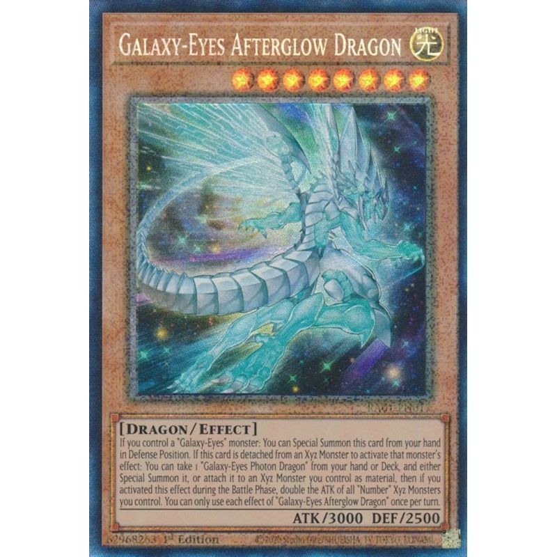 Image for Galaxy-Eyes Afterglow Dragon (PCR) (RA01-EN017) (RA01) - YuGiOh