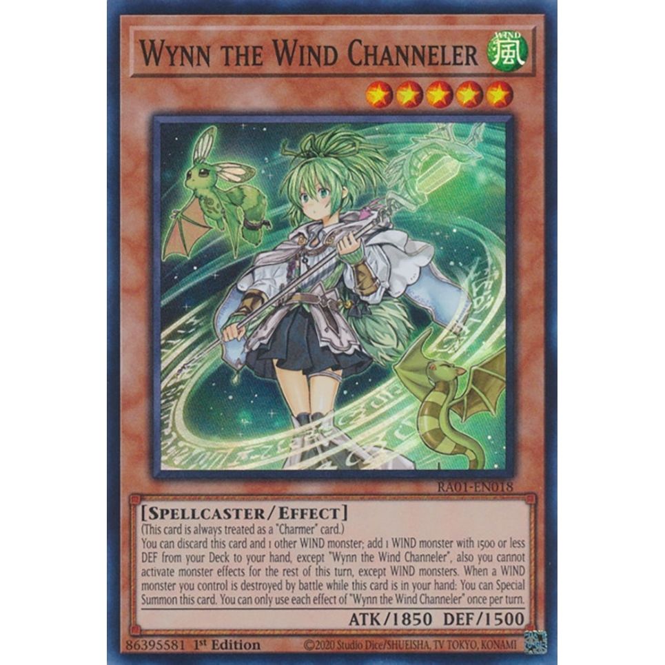 Image for Wynn the Wind Channeler (RA01-EN018) (RA01) - YuGiOh