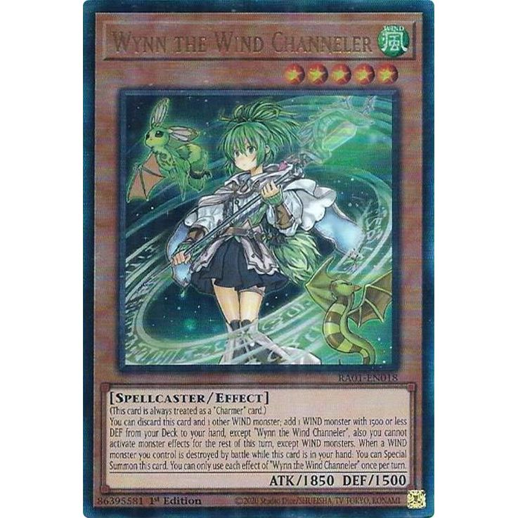 Image for Wynn the Wind Channeler (PUR) (RA01-EN018) (RA01) - YuGiOh