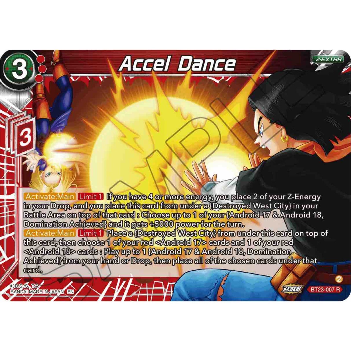 Image for Accel Dance (BT23-007) (BT23) - Dragon Ball Super: Masters