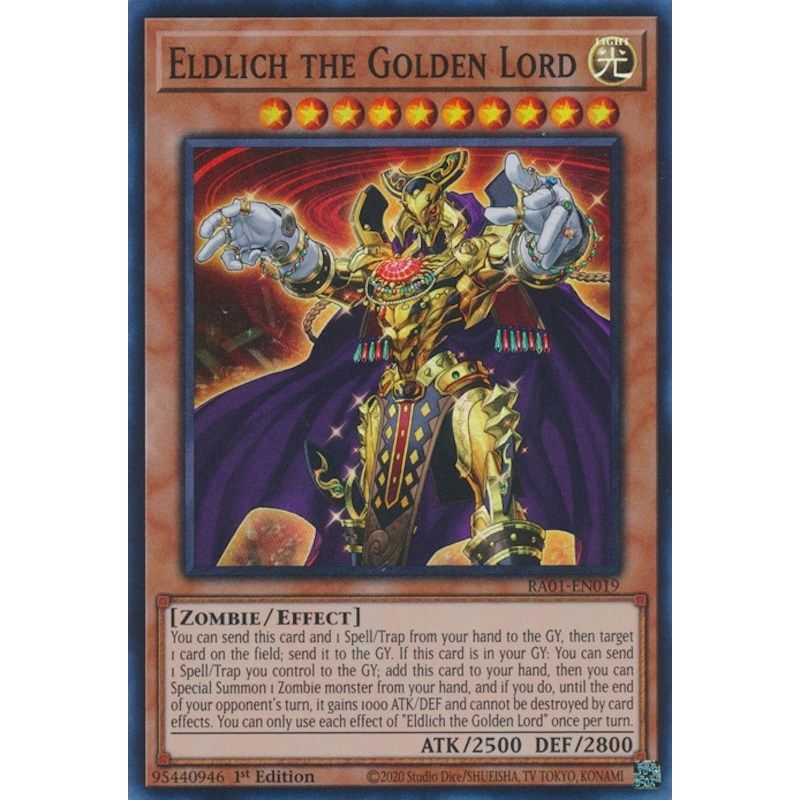 Image for Eldlich the Golden Lord (RA01-EN019) (RA01) - YuGiOh