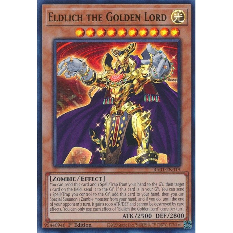 Image for Eldlich the Golden Lord (UR) (RA01-EN019) (RA01) - YuGiOh