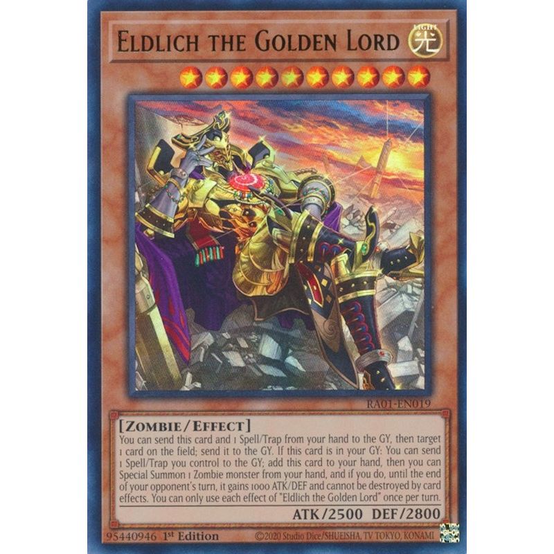 Image for Eldlich the Golden Lord (Alternate Art) (UR) (RA01-EN019) (RA01) - YuGiOh
