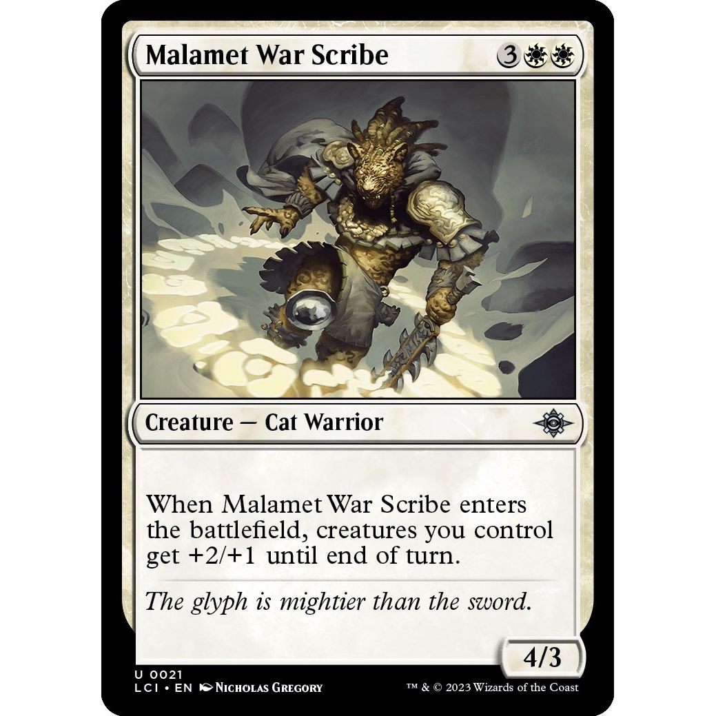 Image for Malamet War Scribe (21) (LCI) - Magic: The Gathering