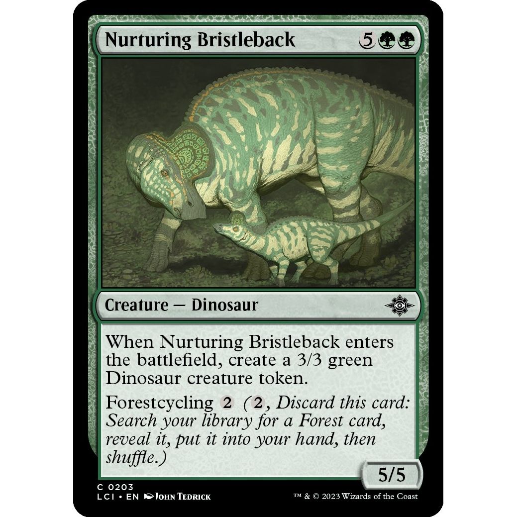 Image for Nurturing Bristleback (203) (LCI) - Magic: The Gathering