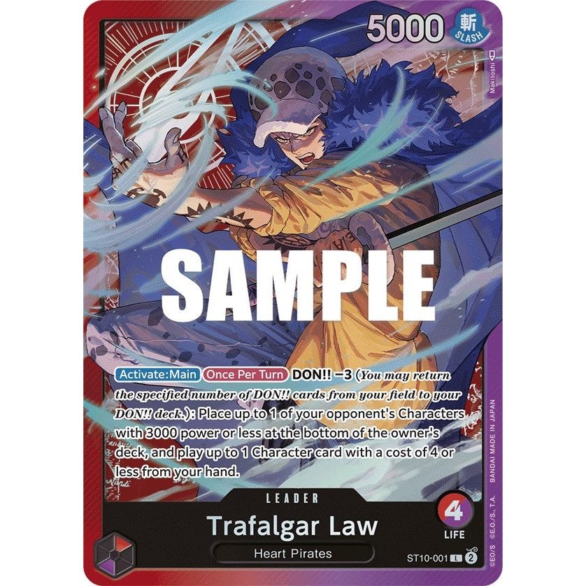 Image for Trafalgar Law (001) (ST10-001) (ST-10) - One Piece Card Game