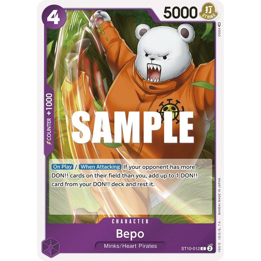 Image for Bepo (ST10-012) (ST-10) - One Piece Card Game