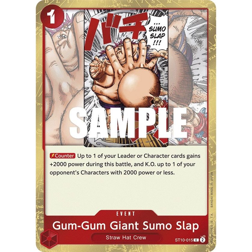 Image for Gum-Gum Giant Sumo Slap (ST10-015) (ST-10) - One Piece Card Game