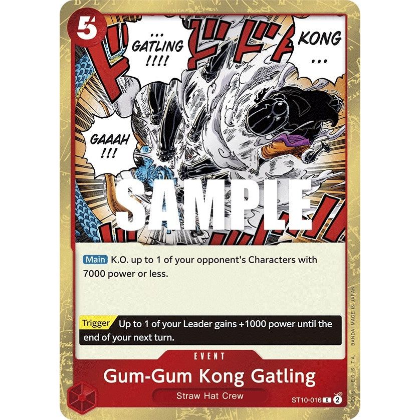 Image for Gum-Gum Kong Gatling (ST10-016) (ST-10) - One Piece Card Game