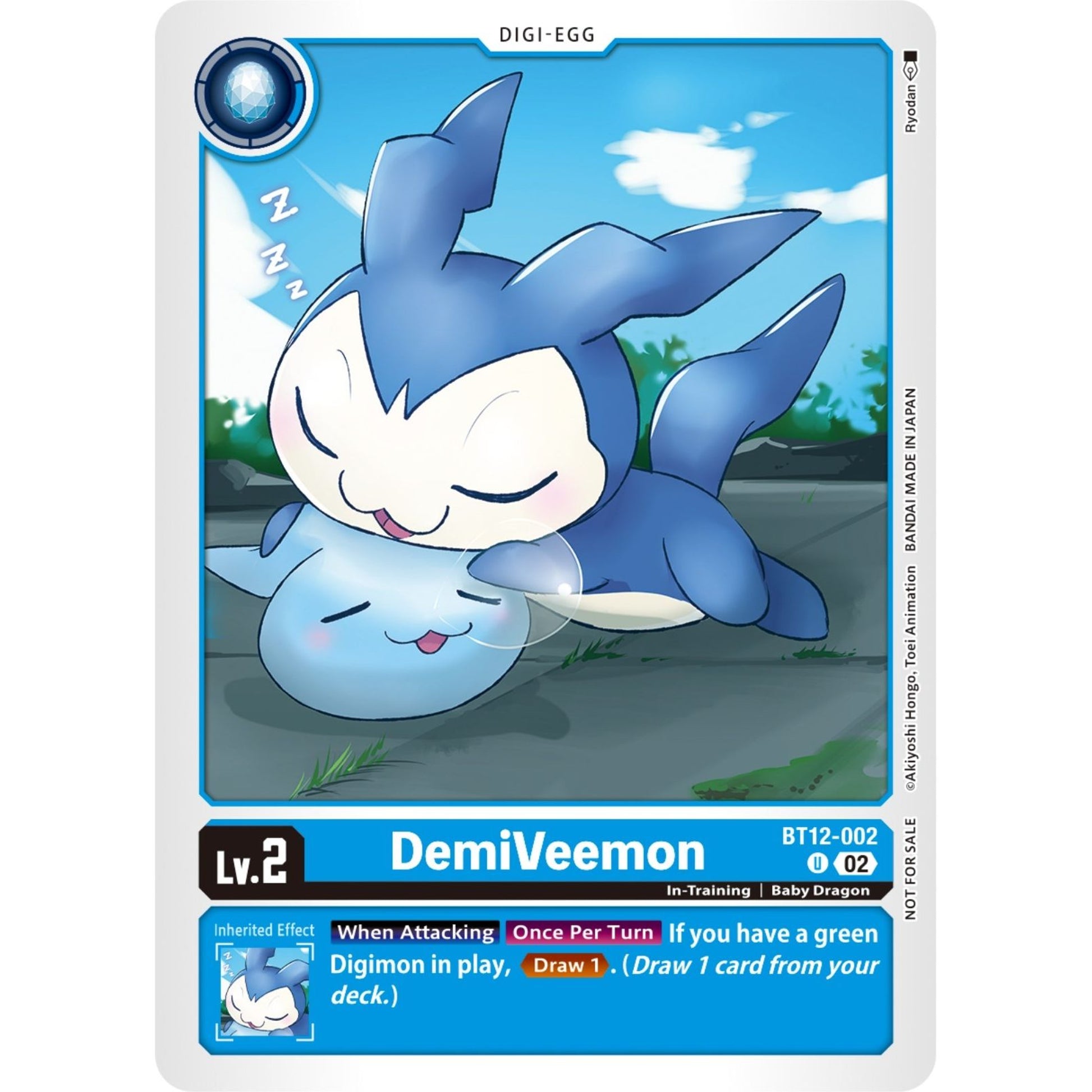 Image for DemiVeemon (NYCC 2023 Demo Deck) (BT12-002 U) (DEMO) - Digimon Card Game