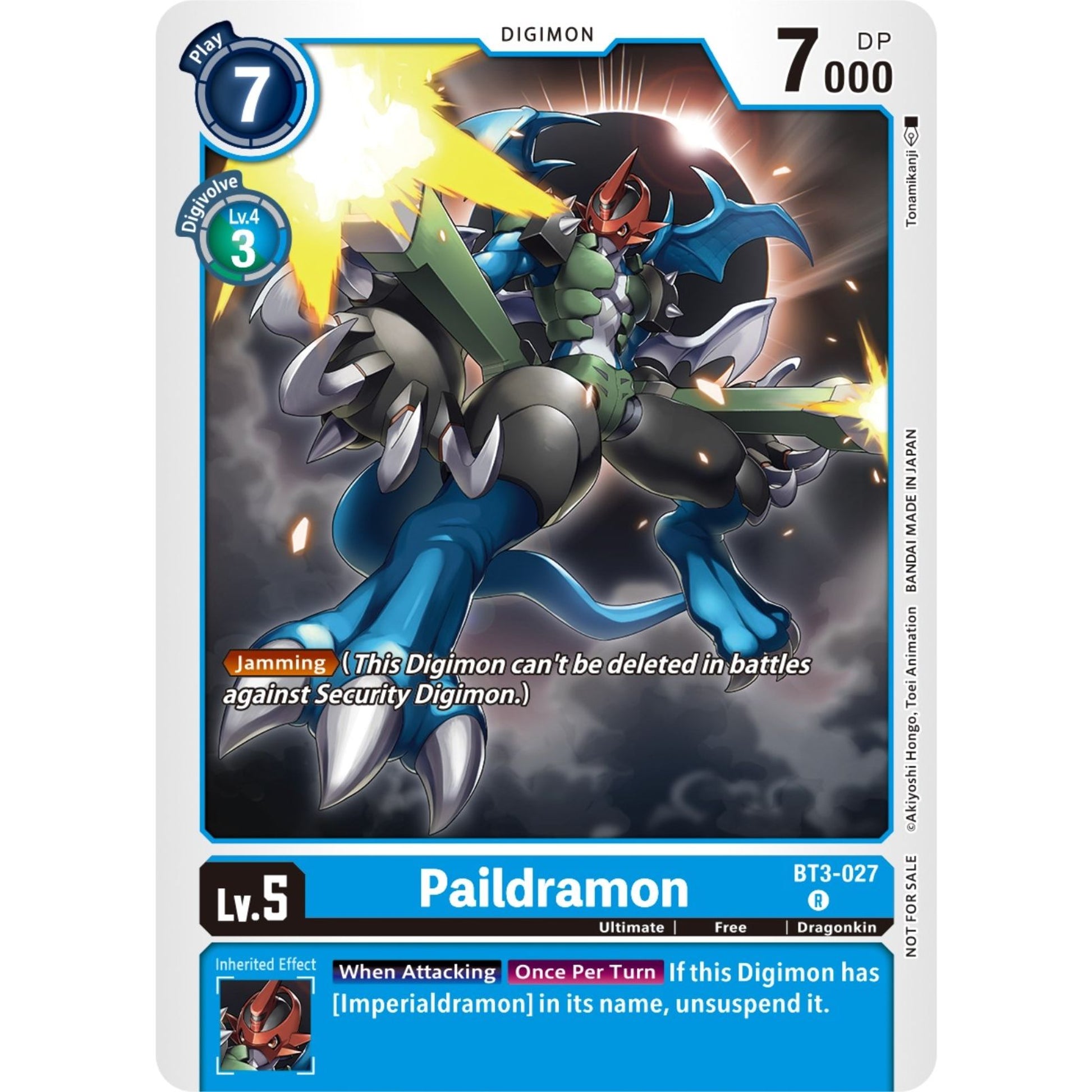 Image for Paildramon (BT3-027) (NYCC 2023 Demo Deck) (BT3-027 R) (DEMO) - Digimon Card Game