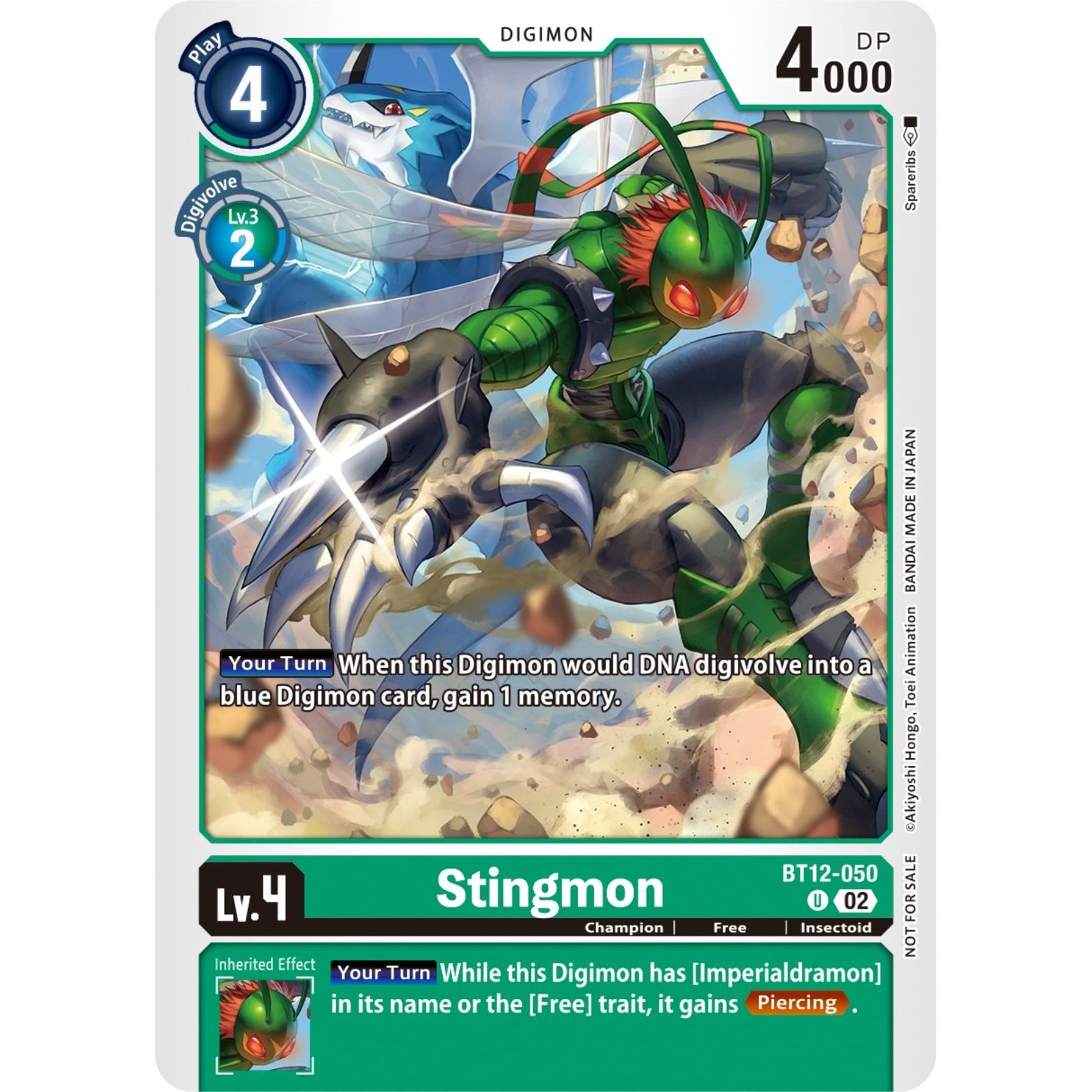 Image for Stingmon (NYCC 2023 Demo Deck) (BT12-050 U) (DEMO) - Digimon Card Game