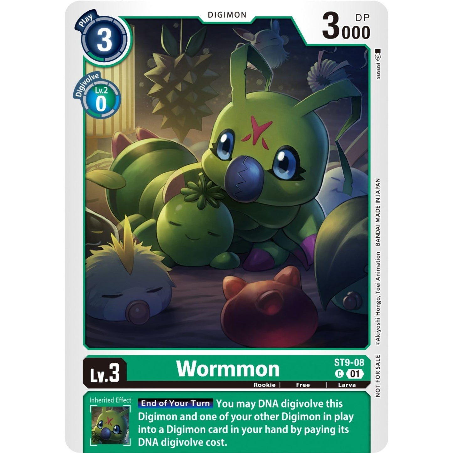 Image for Wormmon (NYCC 2023 Demo Deck) (ST9-08 C) (DEMO) - Digimon Card Game