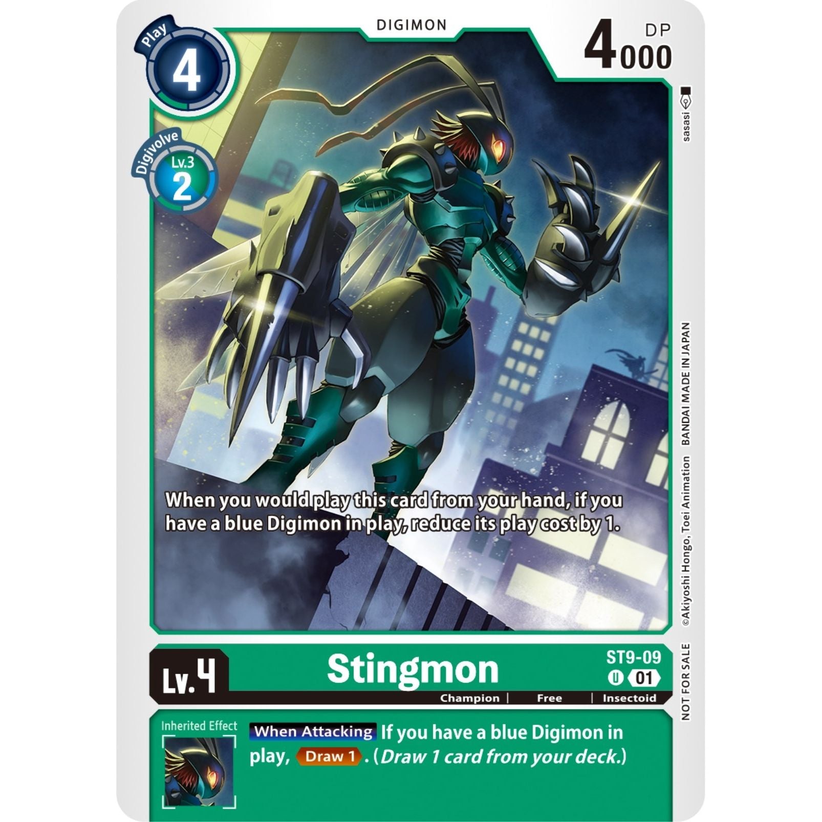 Image for Stingmon (ST9-09) (NYCC 2023 Demo Deck) (ST9-09 U) (DEMO) - Digimon Card Game