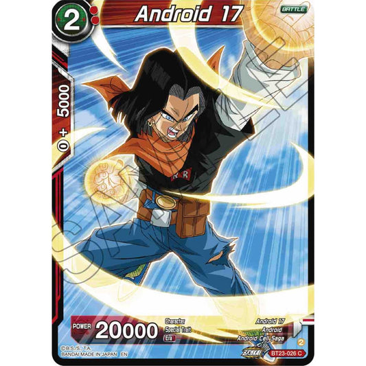 Image for Android 17 (BT23-026) (BT23) - Dragon Ball Super: Masters