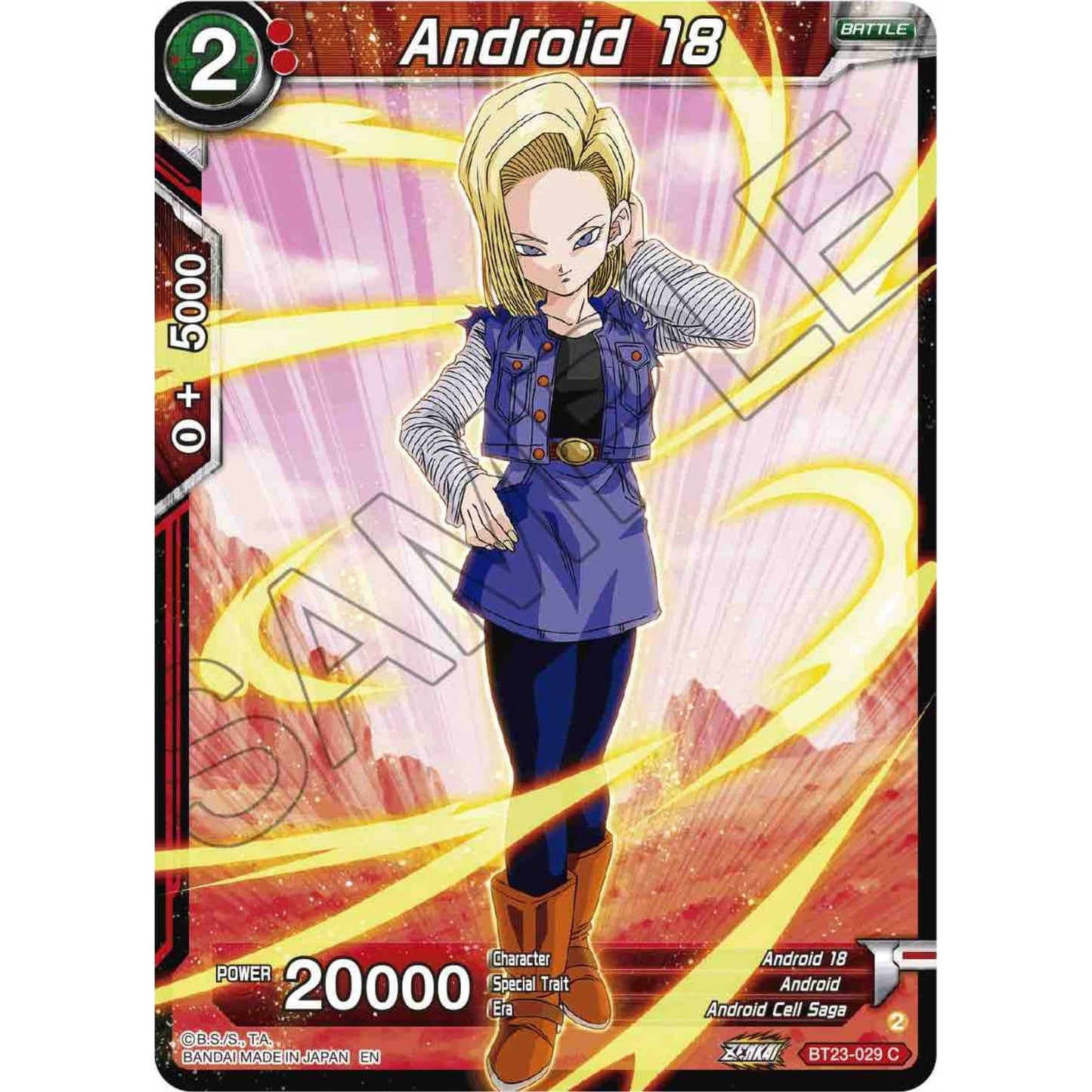 Image for Android 18 (BT23-029) (BT23) - Dragon Ball Super: Masters