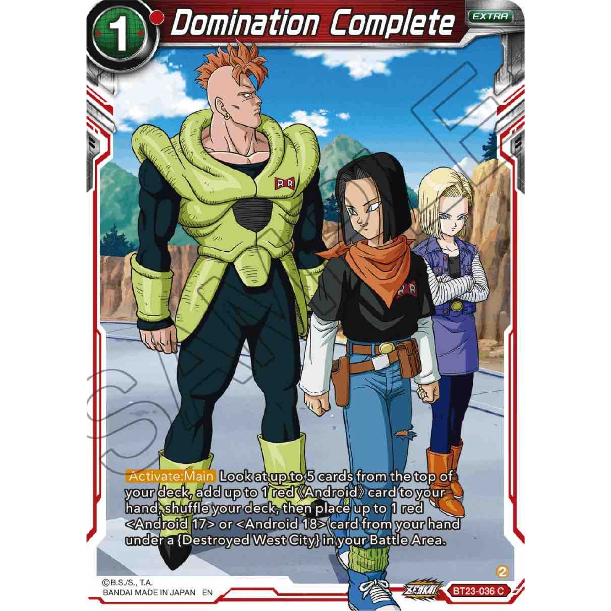 Image for Domination Complete (BT23-036) (BT23) - Dragon Ball Super: Masters