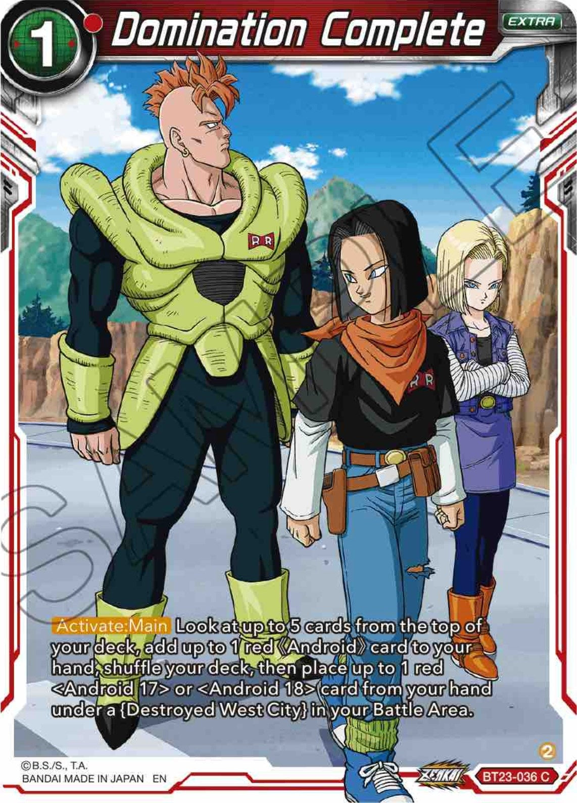 Image for Domination Complete (BT23-036) (BT23) - Dragon Ball Super: Masters