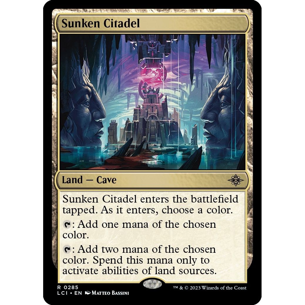 Image for Sunken Citadel (285) (LCI) - Magic: The Gathering