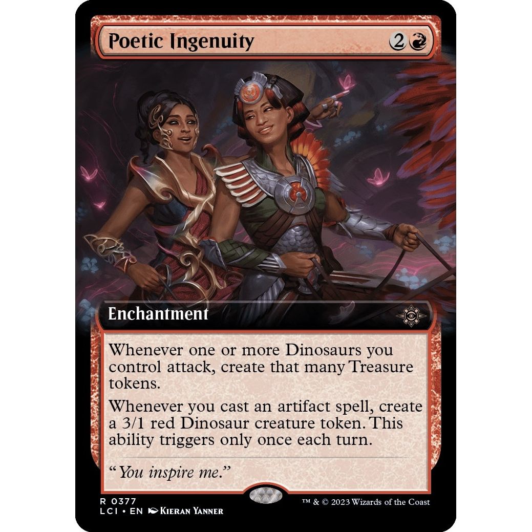 Image for Poetic Ingenuity (Extended Art) (377) (LCI) - Magic: The Gathering