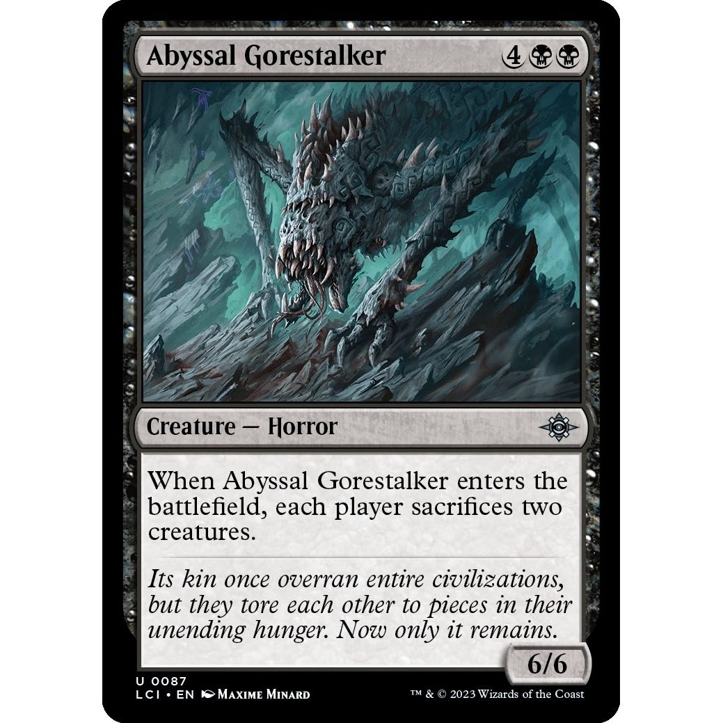 Image for Abyssal Gorestalker (87) (LCI) - Magic: The Gathering