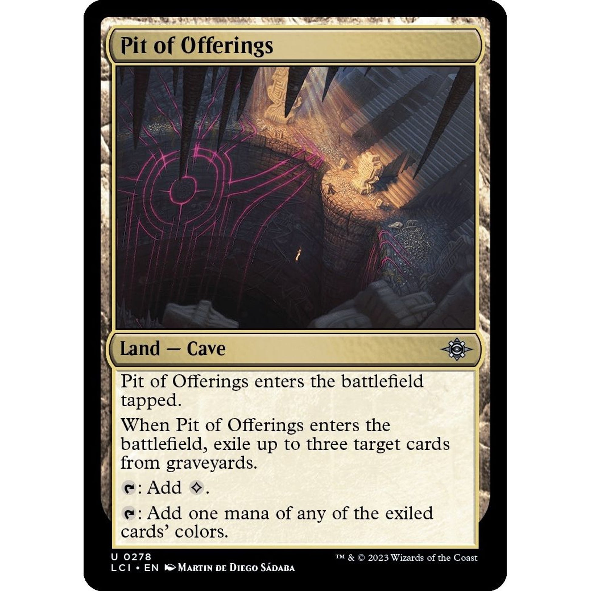 Image for Pit of Offerings (278) (LCI) - Magic: The Gathering