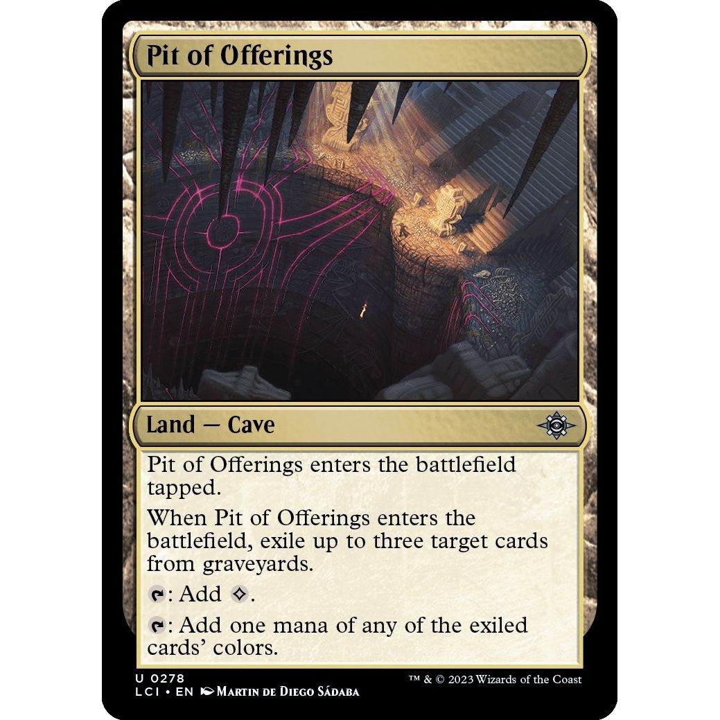 Image for Pit of Offerings (278) (LCI) - Magic: The Gathering