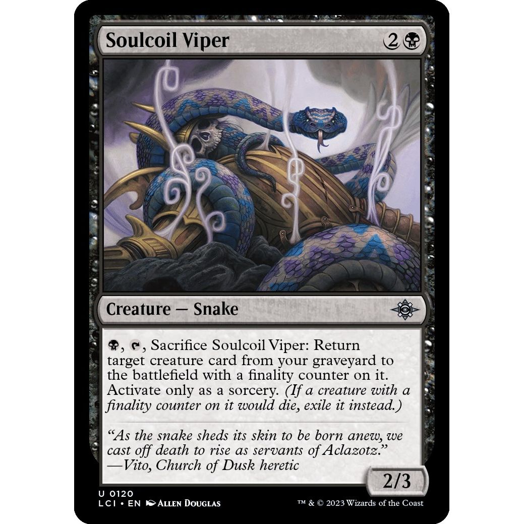 Image for Soulcoil Viper (120) (LCI) - Magic: The Gathering