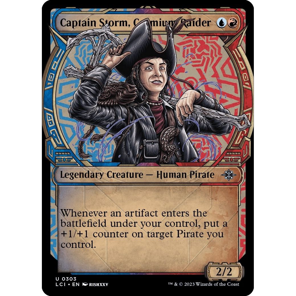Image for Captain Storm, Cosmium Raider (Showcase) (303) (LCI) - Magic: The Gathering