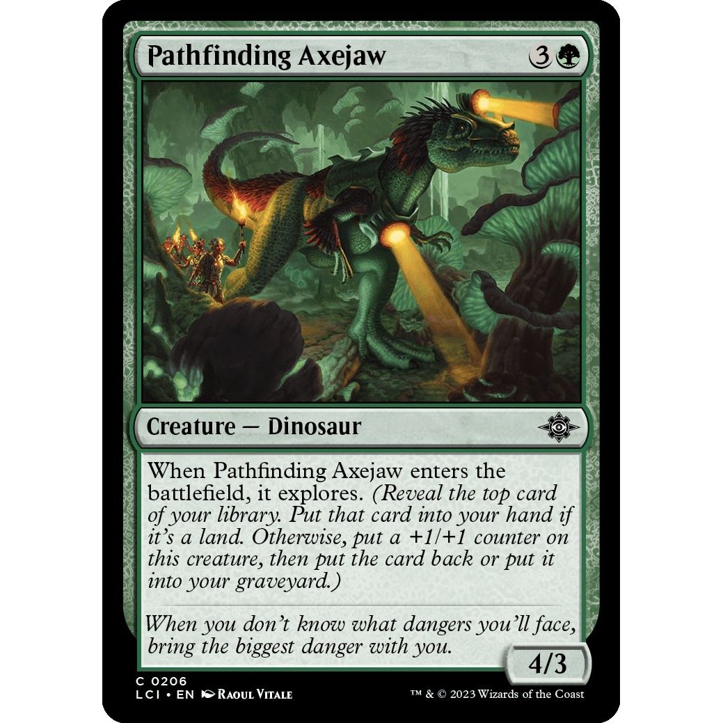 Image for Pathfinding Axejaw (206) (LCI) - Magic: The Gathering