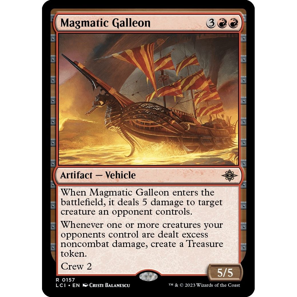 Image for Magmatic Galleon (157) (LCI) - Magic: The Gathering