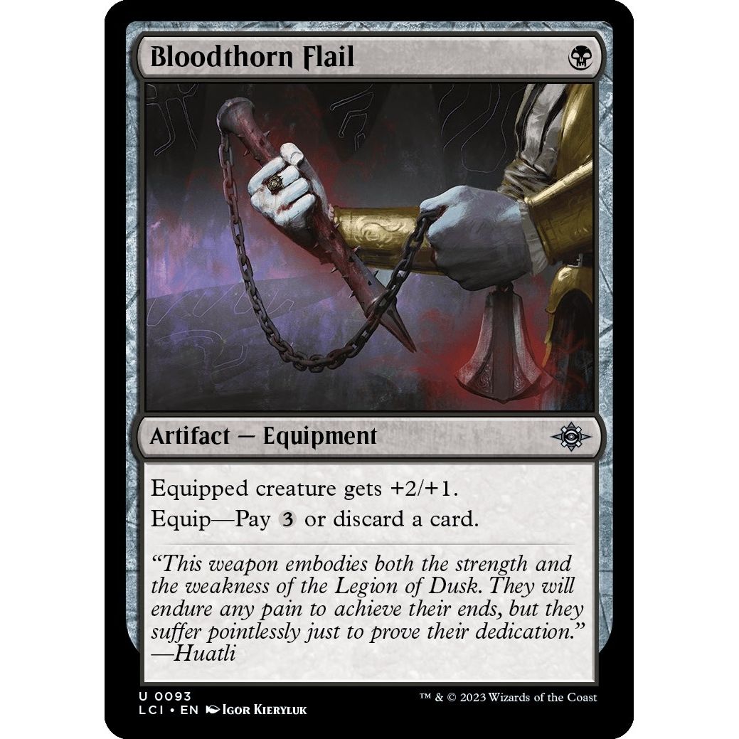 Image for Bloodthorn Flail (93) (LCI) - Magic: The Gathering