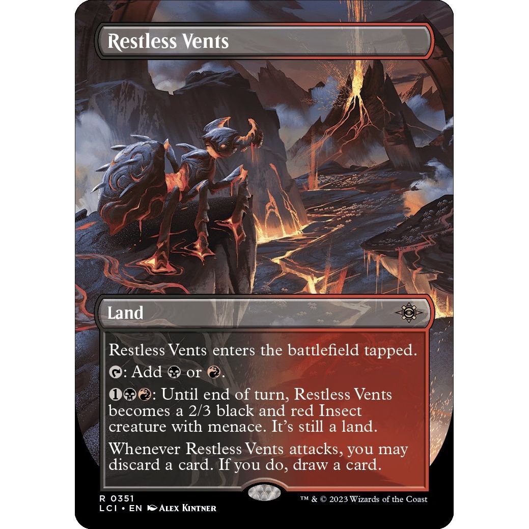 Image for Restless Vents (Borderless) (351) (LCI) - Magic: The Gathering