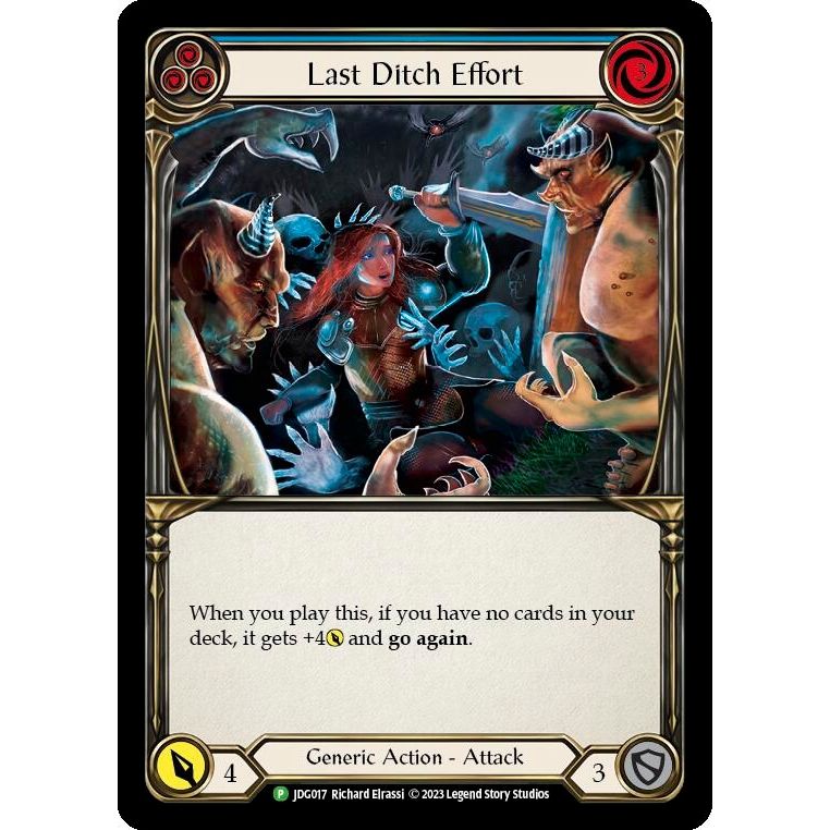 Image for Last Ditch Effort - JDG017 (JDG017) (PR) - Flesh and Blood TCG