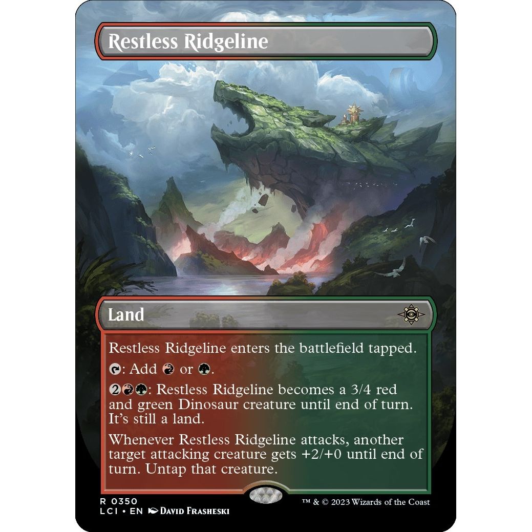Image for Restless Ridgeline (Borderless) (350) (LCI) - Magic: The Gathering