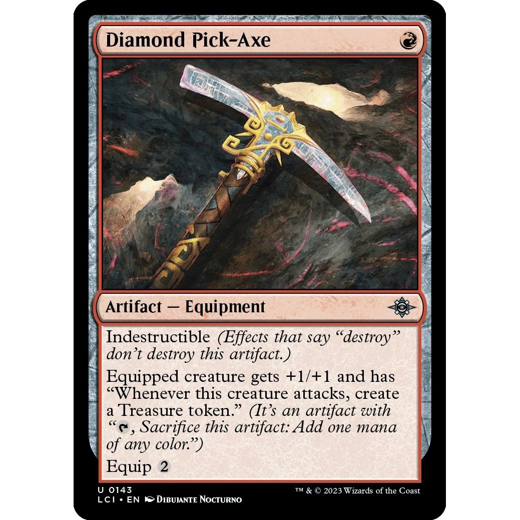 Image for Diamond Pick-Axe (143) (LCI) - Magic: The Gathering