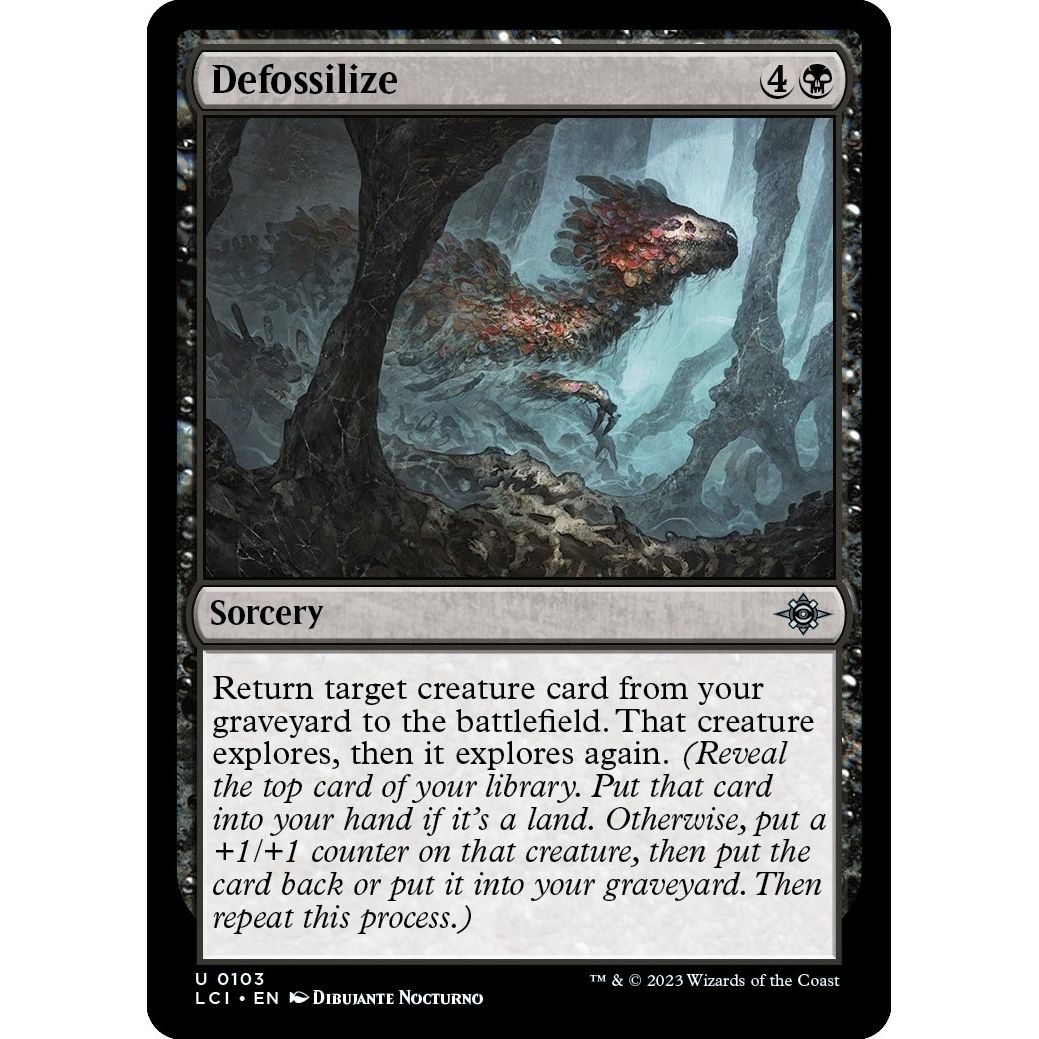 Image for Defossilize (103) (LCI) - Magic: The Gathering