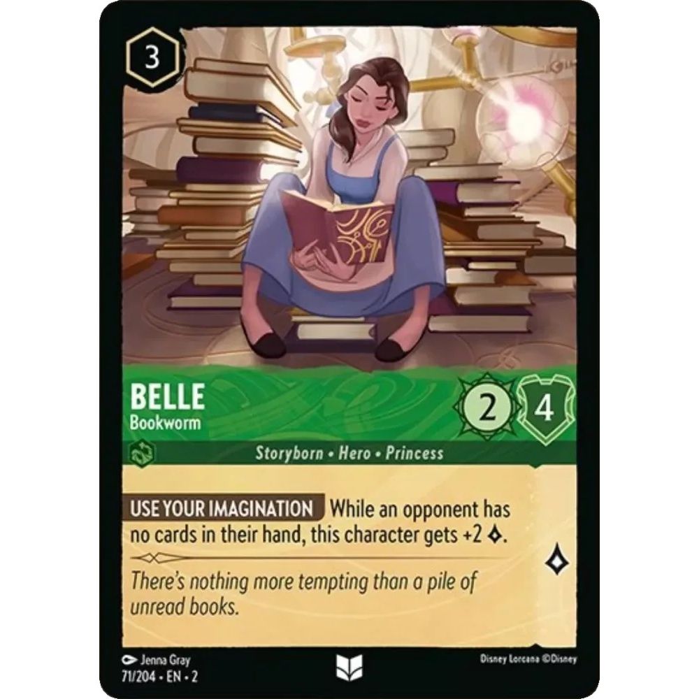 Image for Belle - Bookworm (71/204) (2) - Disney Lorcana