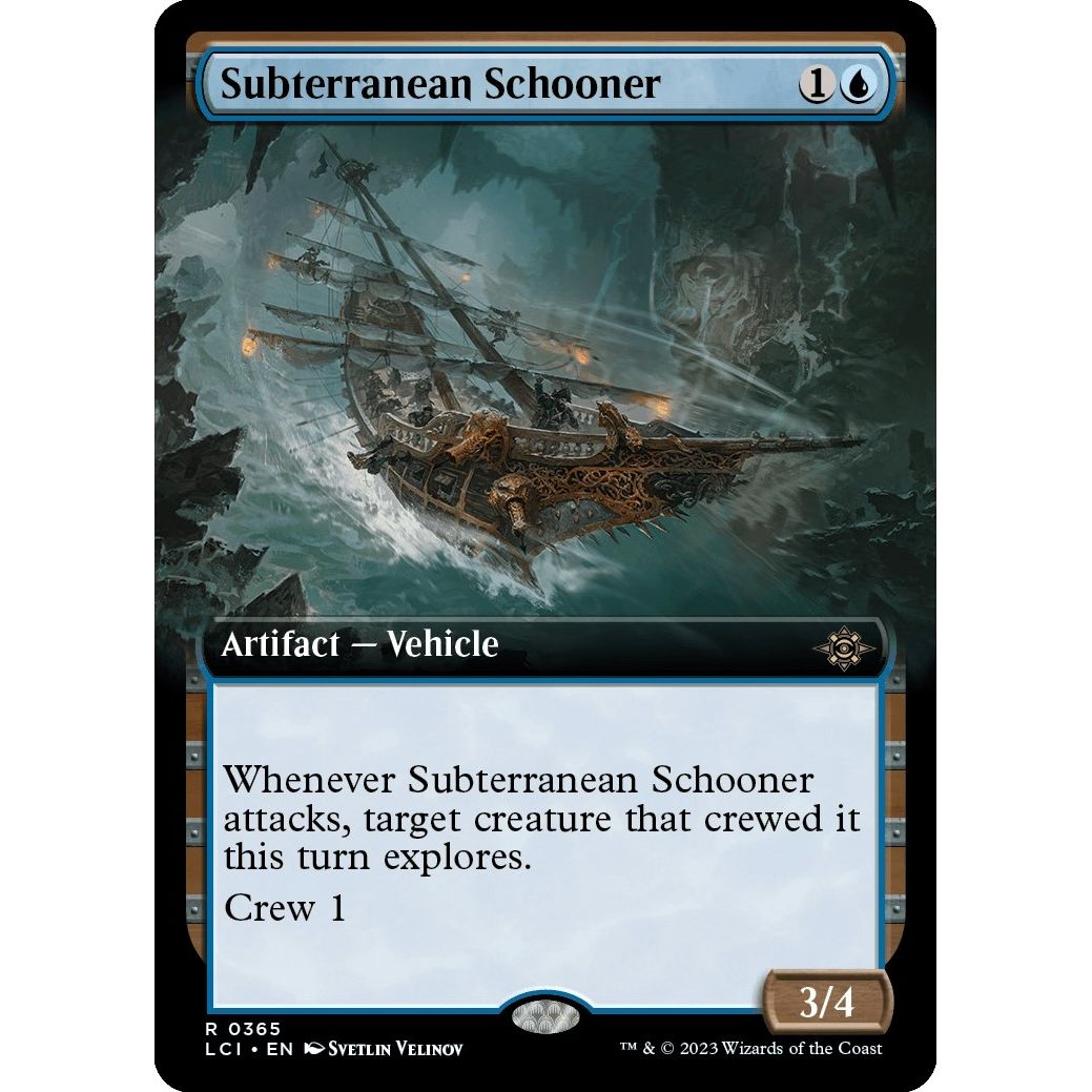 Image for Subterranean Schooner (Extended Art) (365) (LCI) - Magic: The Gathering