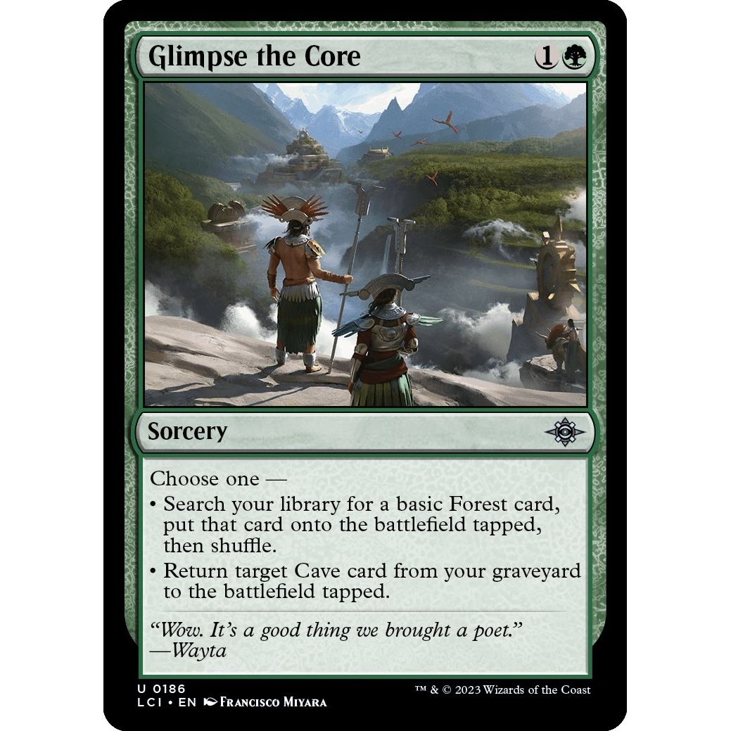 Image for Glimpse the Core (186) (LCI) - Magic: The Gathering