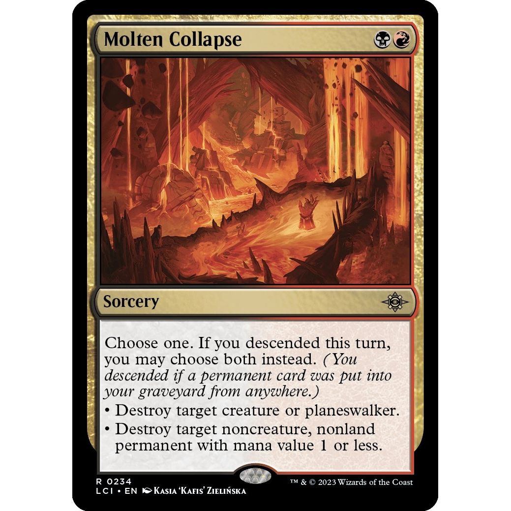 Image for Molten Collapse (234) (LCI) - Magic: The Gathering
