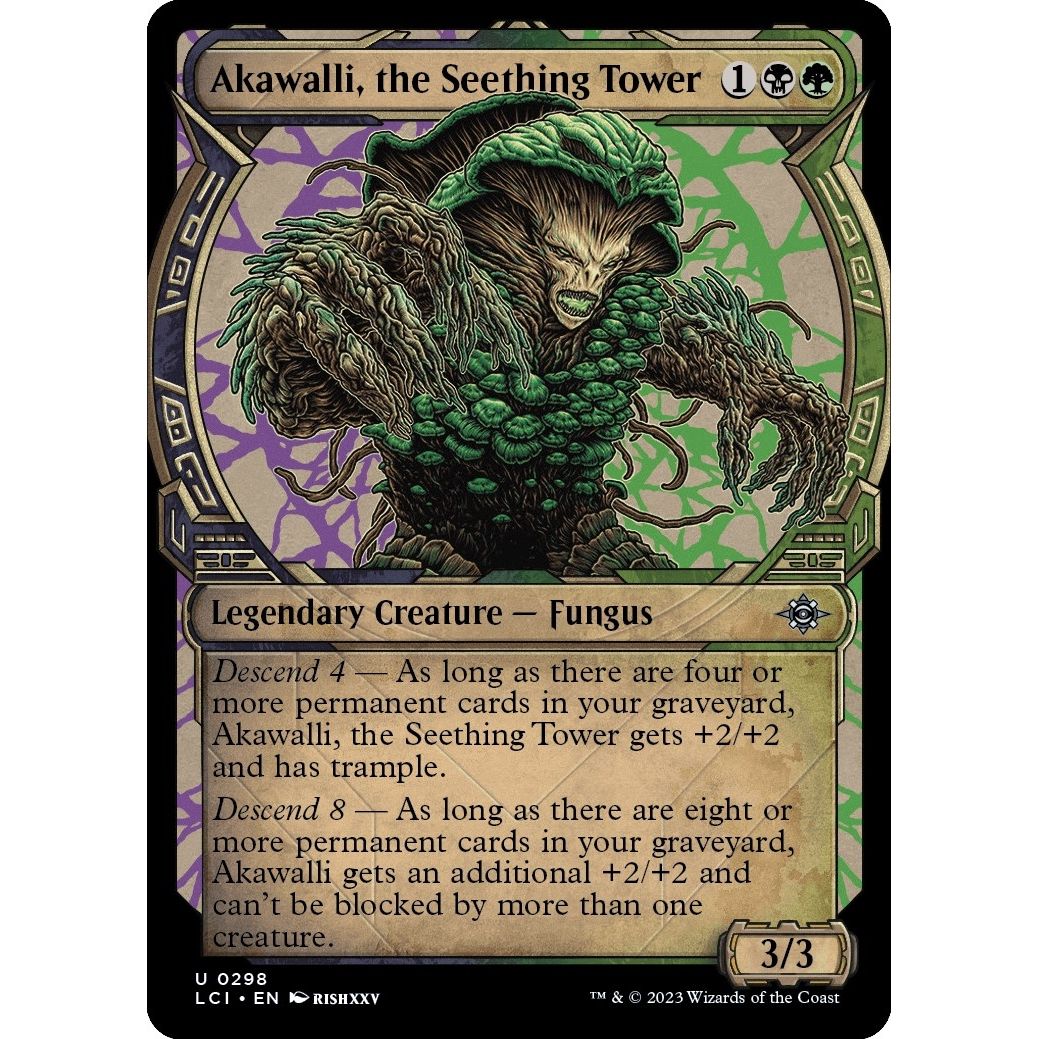 Image for Akawalli, the Seething Tower (Showcase) (298) (LCI) - Magic: The Gathering